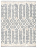 Artistry 501 Hand Tufted 85% Wool, 15% Cotton Bohemian Rug Ivory / Black 85% Wool, 15% Cotton ARR501Z-8