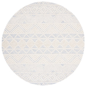Artistry 503 Hand Tufted 85% Wool, 15% Cotton Bohemian Rug Ivory / Light Grey 85% Wool, 15% Cotton ARR503A-7R