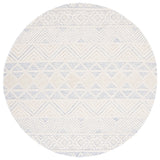 Artistry 503 Hand Tufted 85% Wool, 15% Cotton Bohemian Rug Ivory / Light Grey 85% Wool, 15% Cotton ARR503A-7R