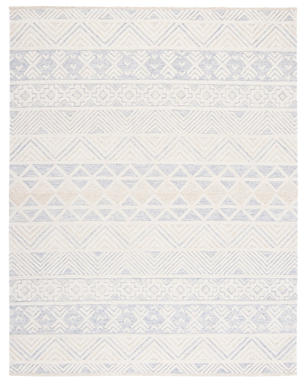 Artistry 503 Hand Tufted 85% Wool, 15% Cotton Bohemian Rug Ivory / Light Grey 85% Wool, 15% Cotton ARR503A-8