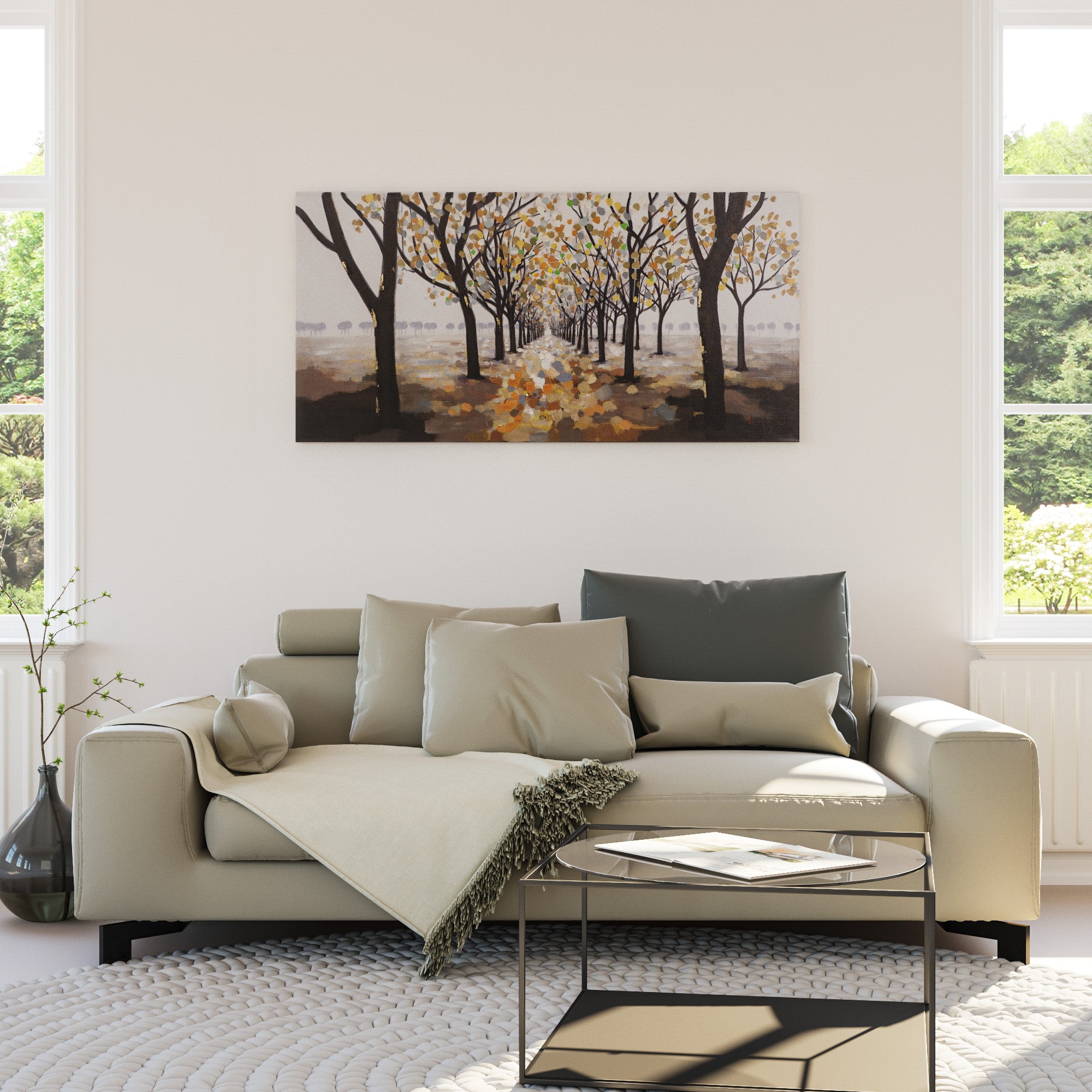 Yosemite Home Decor Pathway Abstract Art - Thumbnail 3
