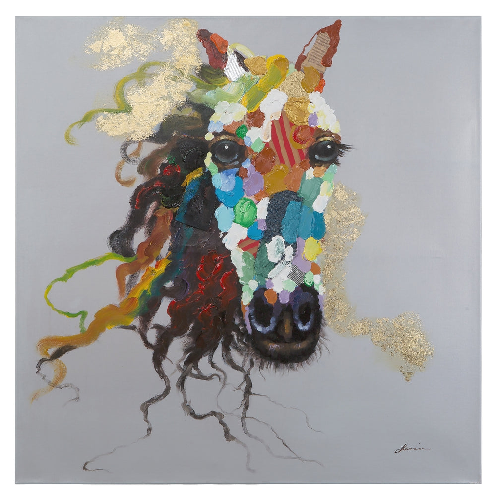 Yosemite Home Decor Horse Of An Abstract Color ARTAB1878-YHD