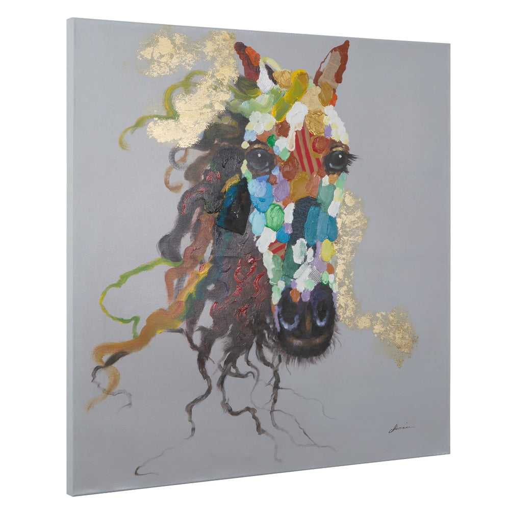 Yosemite Home Decor Horse Of An Abstract Color ARTAB1878-YHD