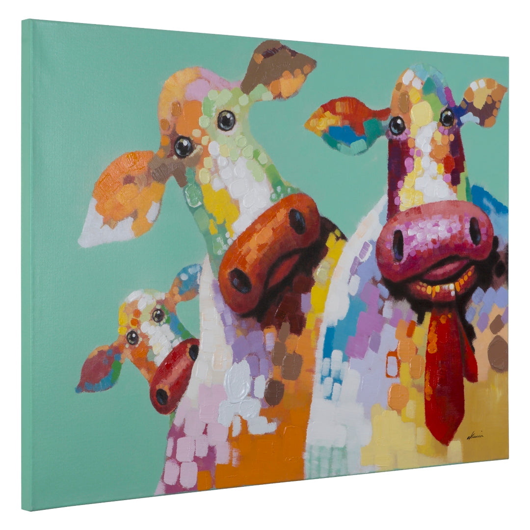 Yosemite Home Decor Curious Cows I