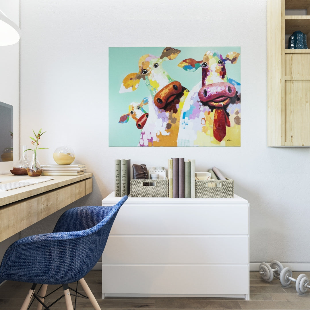 Yosemite Home Decor Curious Cows I - Thumbnail 3