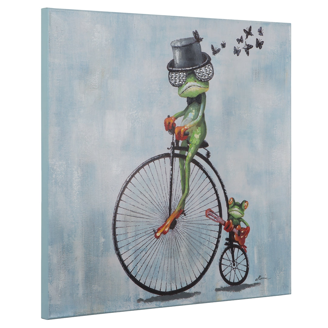 Yosemite Home Decor Cyclist Frog Art