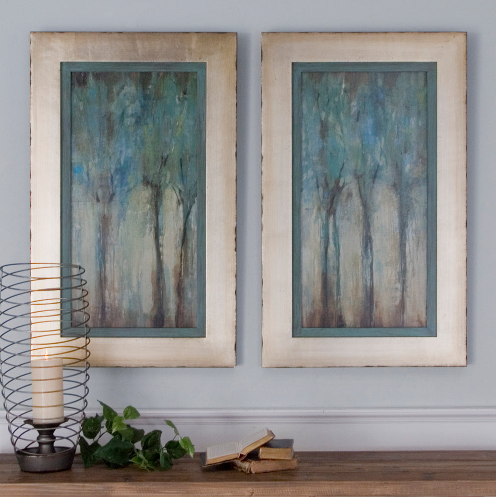 Uttermost Whispering Wind Framed Art - Set of 2