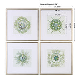 Uttermost Organic Symbols Print Art Set of 4