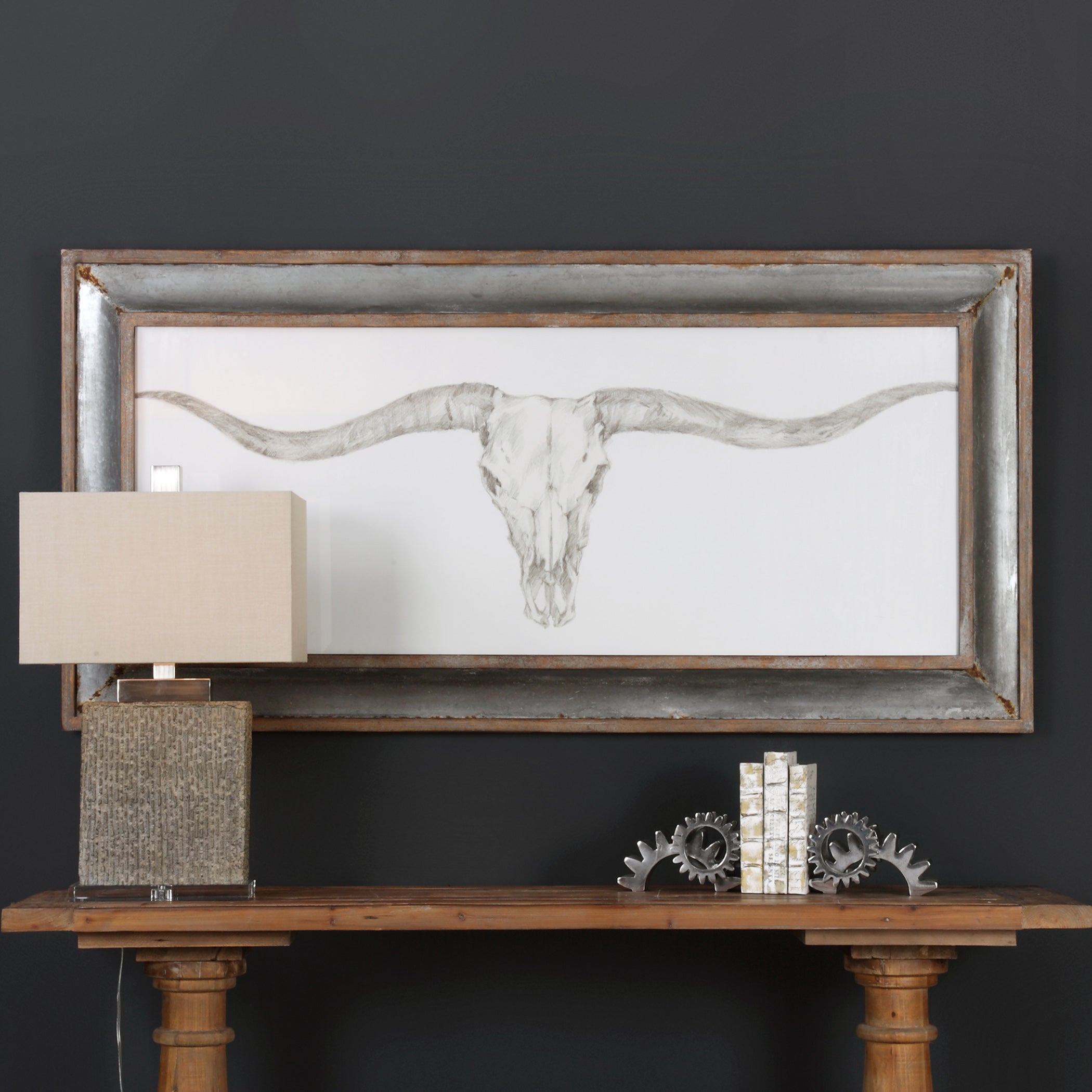 Uttermost Western Skull Mount Print - Thumbnail 2