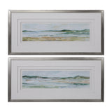 Uttermost Panoramic Seascape Framed Prints Set of 2