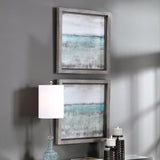 Uttermost Aqua Horizon Framed Prints - Set of 2