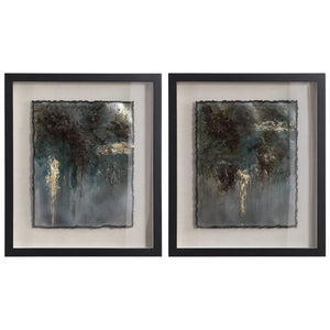 Uttermost Rustic Patina Framed Prints - Set of 2