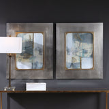 Uttermost Gilded Whimsy Abstract Prints - Set of 2
