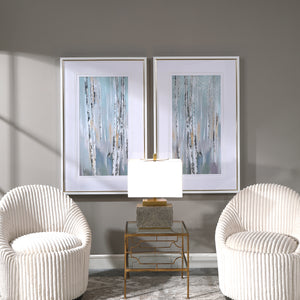 Uttermost Pandora's Forest Abstract Art - Set of 2