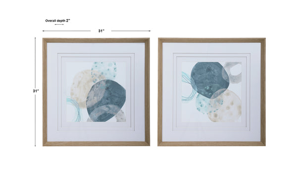 Uttermost Circlet Modern Prints - Set of 2