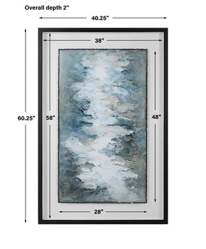 Uttermost Lakeside Grande Framed Abstract Print