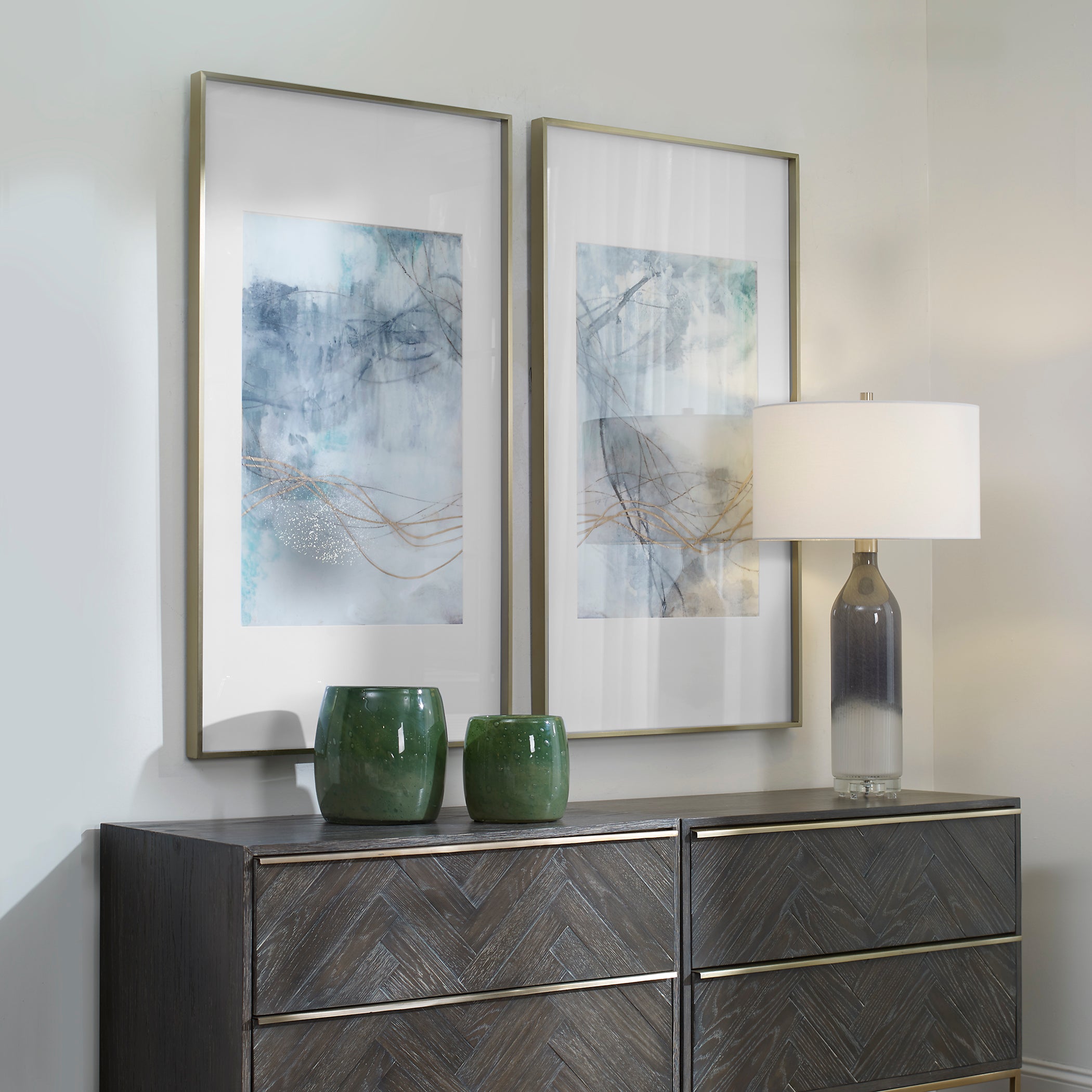 Uttermost Undulating Abstract Prints - Thumbnail 4