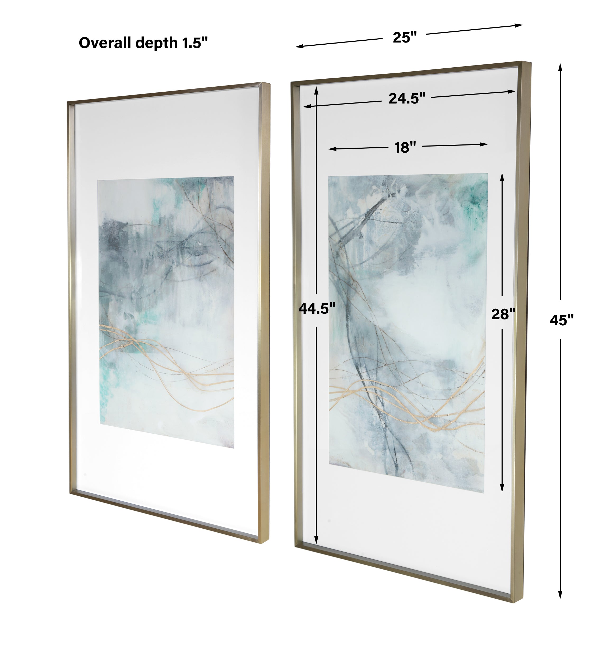 Uttermost Undulating Abstract Prints - Thumbnail 5