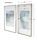 Uttermost Undulating Oro Abstract Prints - Set of 2