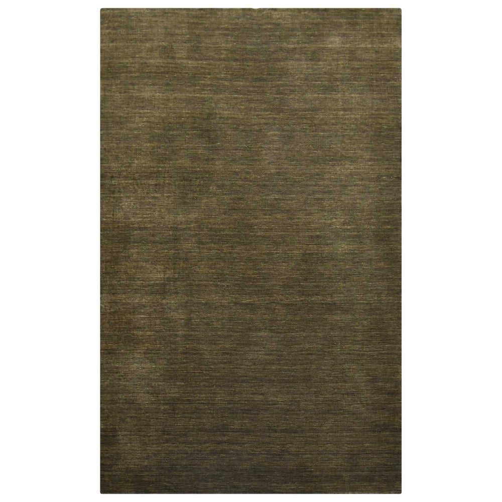 AMER Rugs Arizona ARZ-1 Hand-Loomed Solid Transitional Area Rug Chocolate 10' x 14'