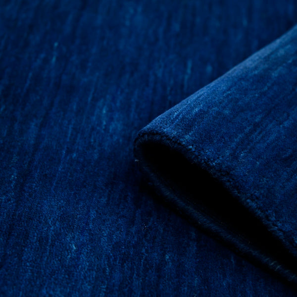 AMER Rugs Arizona ARZ-30 Hand-Loomed Solid Transitional Area Rug Navy 10' x 14'