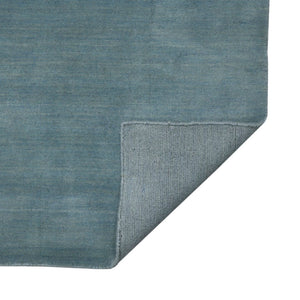 AMER Rugs Arizona ARZ-4 Hand-Loomed Solid Transitional Area Rug Light Blue 10' x 14'