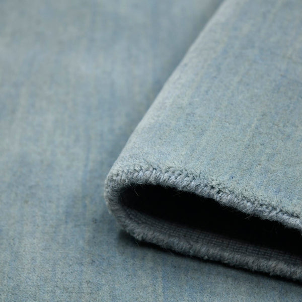 AMER Rugs Arizona ARZ-4 Hand-Loomed Solid Transitional Area Rug Light Blue 10' x 14'