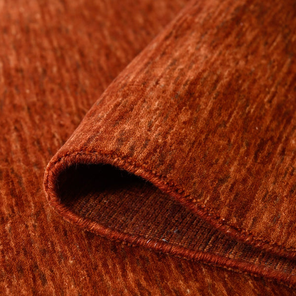 AMER Rugs Arizona ARZ-5 Hand-Loomed Solid Transitional Area Rug Red 10' x 14'