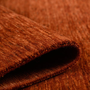 AMER Rugs Arizona ARZ-5 Hand-Loomed Solid Transitional Area Rug Red 10' x 14'