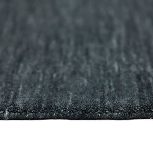 AMER Rugs Arizona ARZ-6 Hand-Loomed Solid Transitional Area Rug Dark Gray 10' x 14'