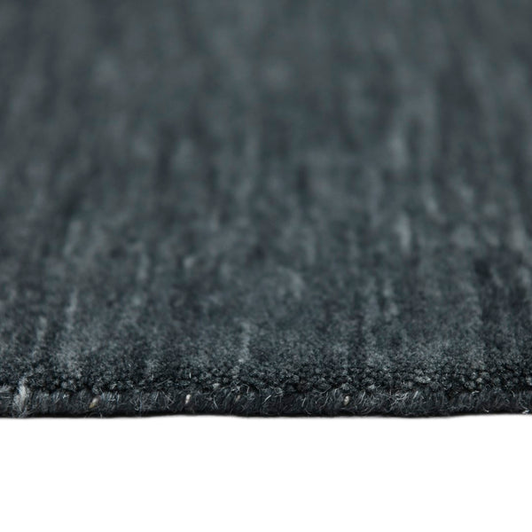 AMER Rugs Arizona ARZ-6 Hand-Loomed Solid Transitional Area Rug Dark Gray 10' x 14'