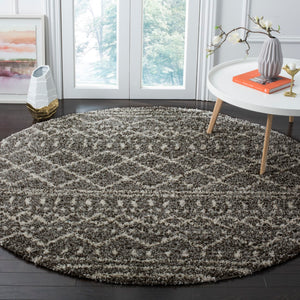 Safavieh Arizona Shag 741 Power Loomed 60% Polypropylene/35% Jute/5% Polyester Rug ASG741B-8SQ