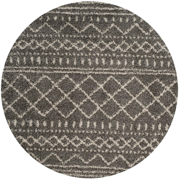 Safavieh Arizona Shag 741 Power Loomed 60% Polypropylene/35% Jute/5% Polyester Rug ASG741B-8SQ