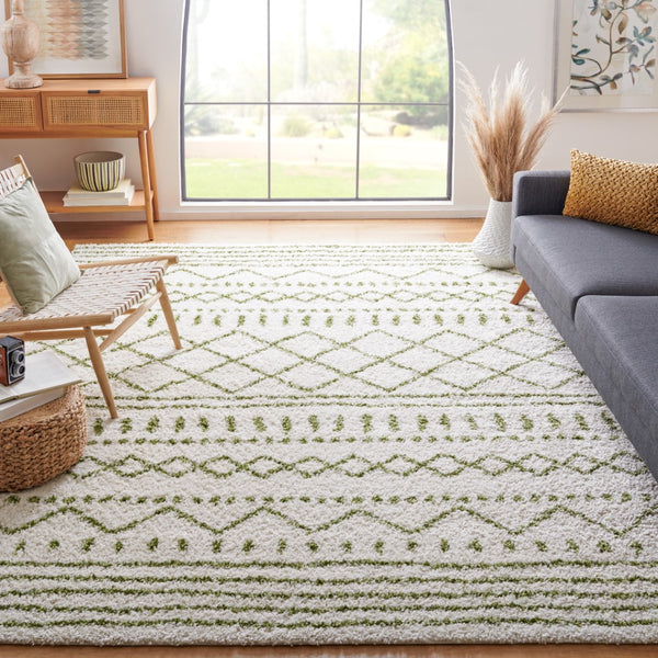 Safavieh Arizona Shag 741 Power Loomed 60% Polypropylene/35% Jute/5% Polyester Rug ASG741Y-9