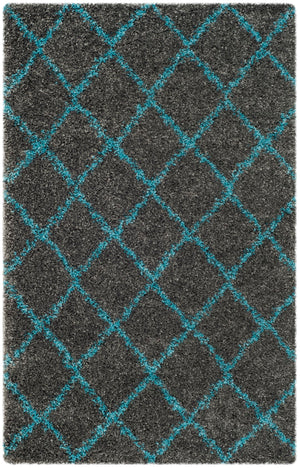 Safavieh Arizona Shag 742 Power Loomed 60% Polypropylene/35% Jute/5% Polyester Rug ASG742K-3