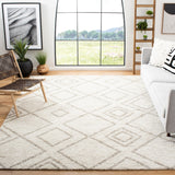 Safavieh Arizona Shag 744 Power Loomed 60% Polypropylene/35% Jute/5% Polyester Rug ASG744A-8SQ