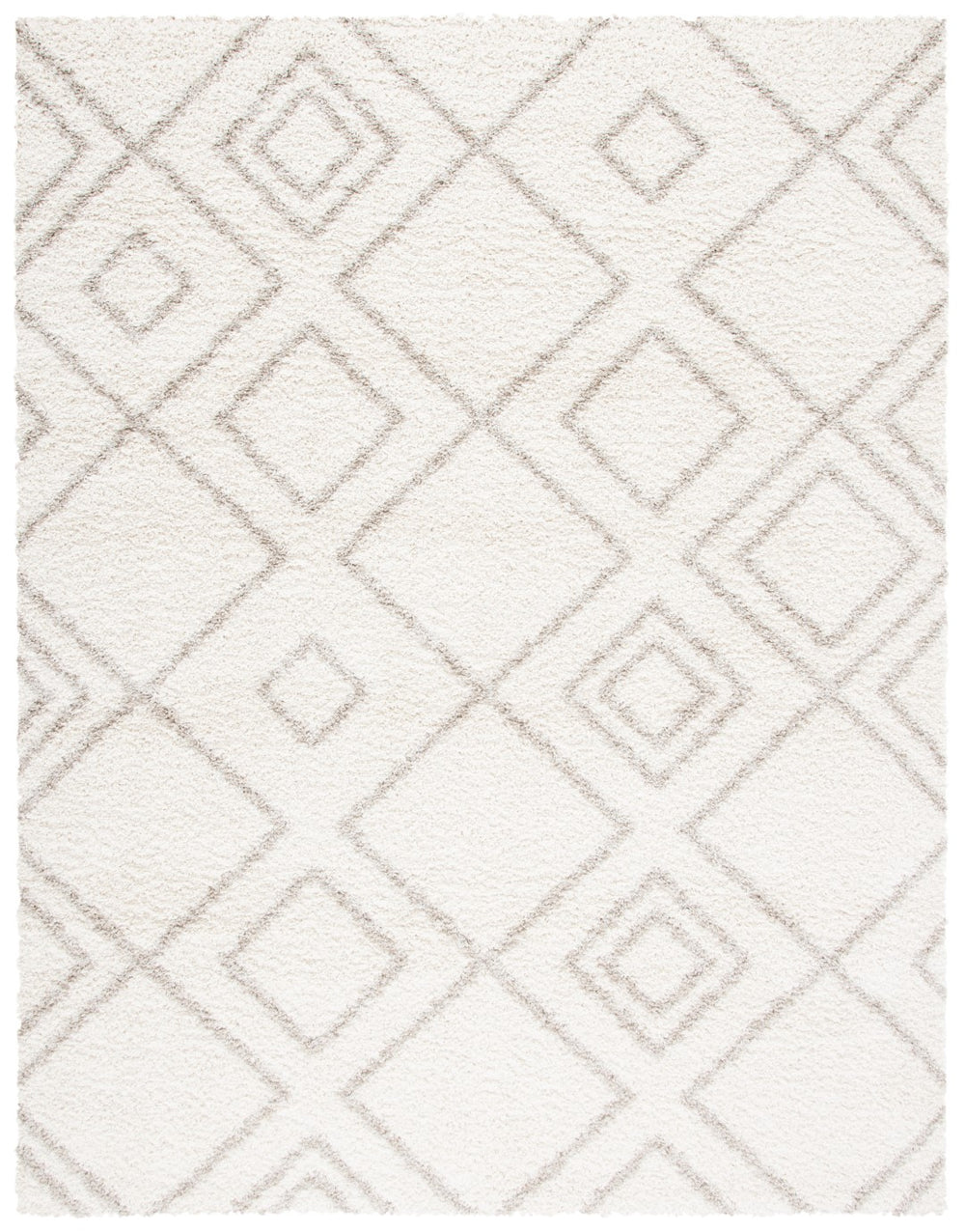 Safavieh Arizona Shag 744 Power Loomed 60% Polypropylene/35% Jute/5% Polyester Rug ASG744A-8SQ