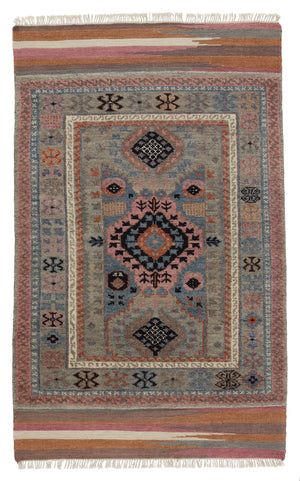 Jaipur Living Clovelly Hand-Knotted Medallion Taupe/ Multicolor Area Rug (10'X14')