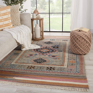 Jaipur Living Clovelly Hand-Knotted Medallion Taupe/ Multicolor Area Rug (10'X14')