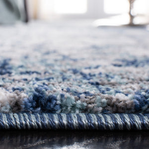 Aston 700 Aston 706 Contemporary Power Loomed 100% Polypropylene Friese Rug Navy / Grey