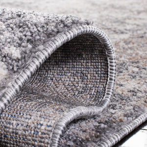 Aston 700 Aston 707 Contemporary Power Loomed 100% Polypropylene Friese Rug Grey / Ivory