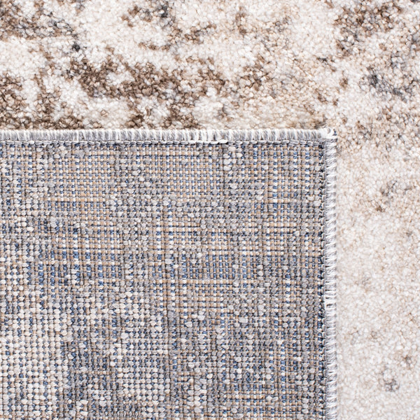 Aston 700 Aston 707 Contemporary Power Loomed 100% Polypropylene Friese Rug Grey / Ivory