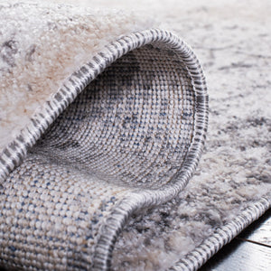 Aston 700 Aston 708 Contemporary Power Loomed 100% Polypropylene Friese Rug Ivory / Grey