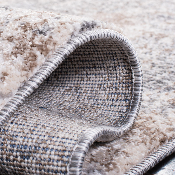 Aston 700 Aston 710 Contemporary Power Loomed 100% Polypropylene Friese Rug Light Grey / Grey