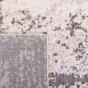 Aston 700 Aston 799 Contemporary Power Loomed 100% Polypropylene Friese Rug Ivory / Grey