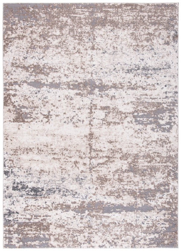 Aston 700 Aston 799 Contemporary Power Loomed 100% Polypropylene Friese Rug Ivory / Grey