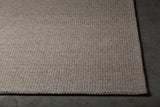 Chandra Rugs Aspen Wool + 10% Cotton Hand-Woven Contemporary Rug Taupe/Beige 7'9 x 10'6