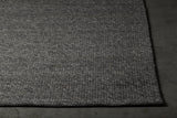 Chandra Rugs Aspen Wool + 10% Cotton Hand-Woven Contemporary Rug Grey 7'9 x 10'6