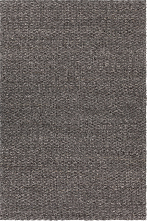 Chandra Rugs Aspen Wool + 10% Cotton Hand-Woven Contemporary Rug Grey 7'9 x 10'6