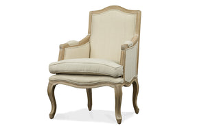 Baxton Studio Nivernais Wood Traditional French Accent Chair